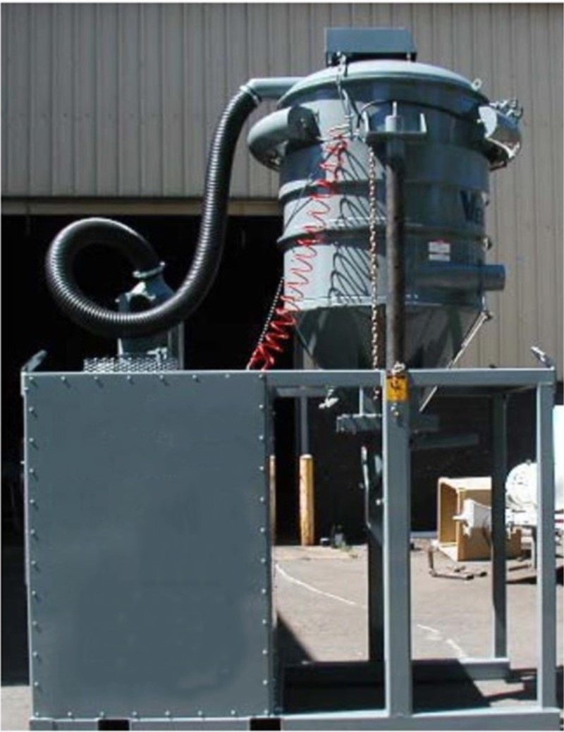 我司生产的树脂砂负压回收设备在宁夏共享铸钢有限公司投入生产